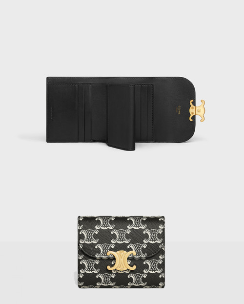 [CELINE-셀린느]트리오페 반지갑 10D782