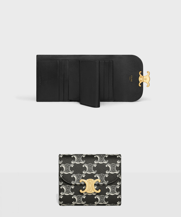 [CELINE-셀린느]트리오페 반지갑 10D782