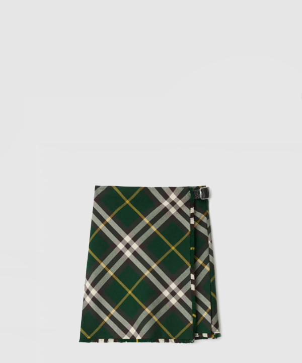 [BURBERRY-버버리]체크 울 킬트 80830161