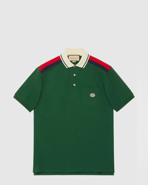 [GUCCI-구찌]인터로킹 G 코튼 폴로 737656
