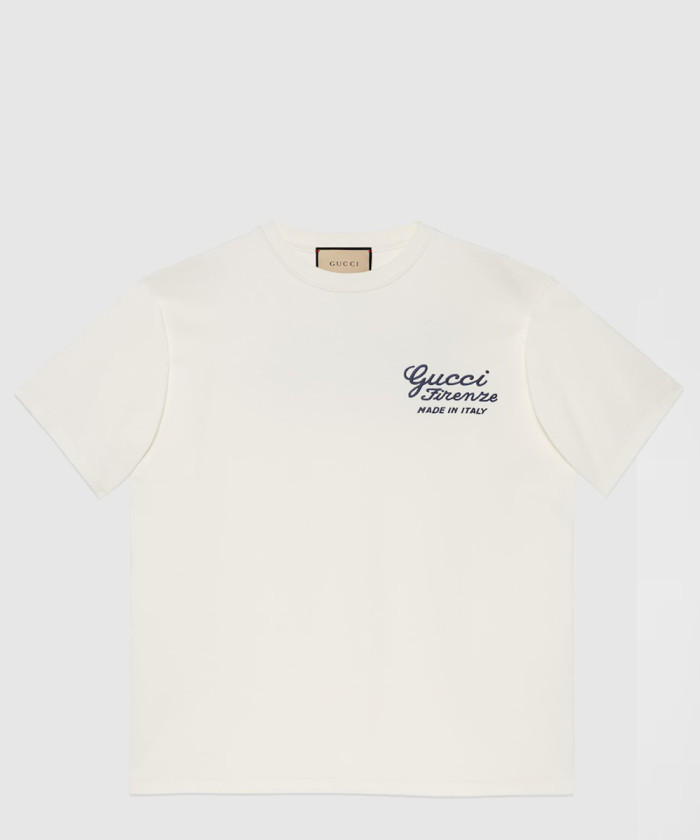 레플리카|이미테이션 gucci-구찌자수-코튼-저지-티셔츠-782762