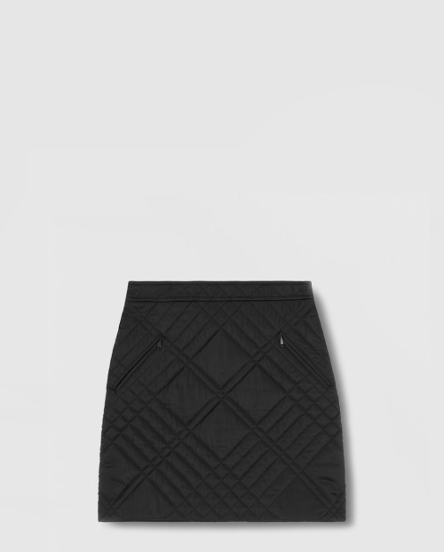 [BURBERRY-버버리]체크 퀼팅 나일론 미니 스커트 80609631
