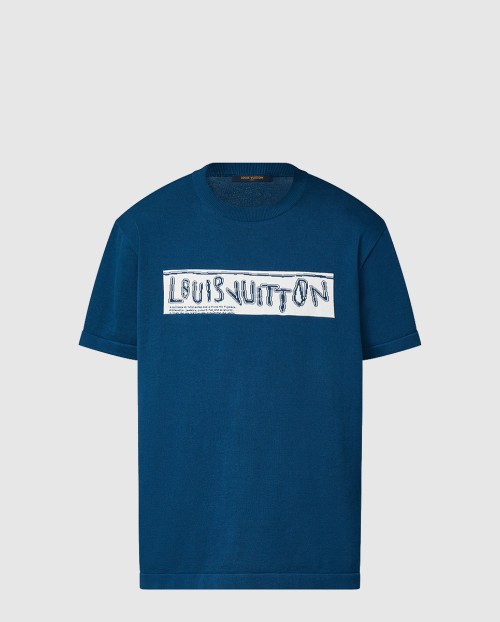 [LOUIS VUITTON-루이비통]쇼트 슬리브드 코튼 크루넥 1AFALC