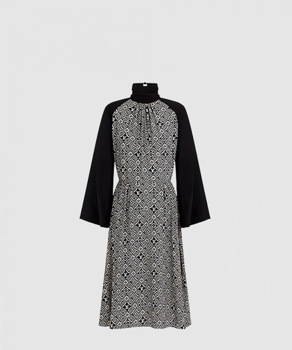 [LOUIS VUITTON-루이비통]그래픽 플리티드 액센트 가운 1A8GUI