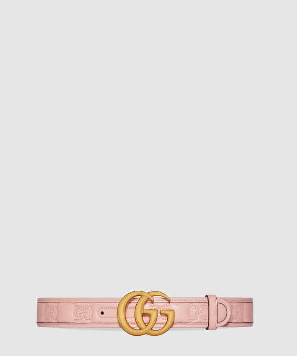 [GUCCI-구찌]GG 마몽마틀라세 와이드 벨트 400593