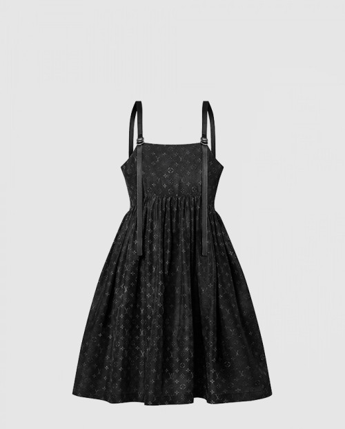 [LOUIS VUITTON-루이비통]레더 스트랩 모노그램 클라우드 드레스 1AAY4Y