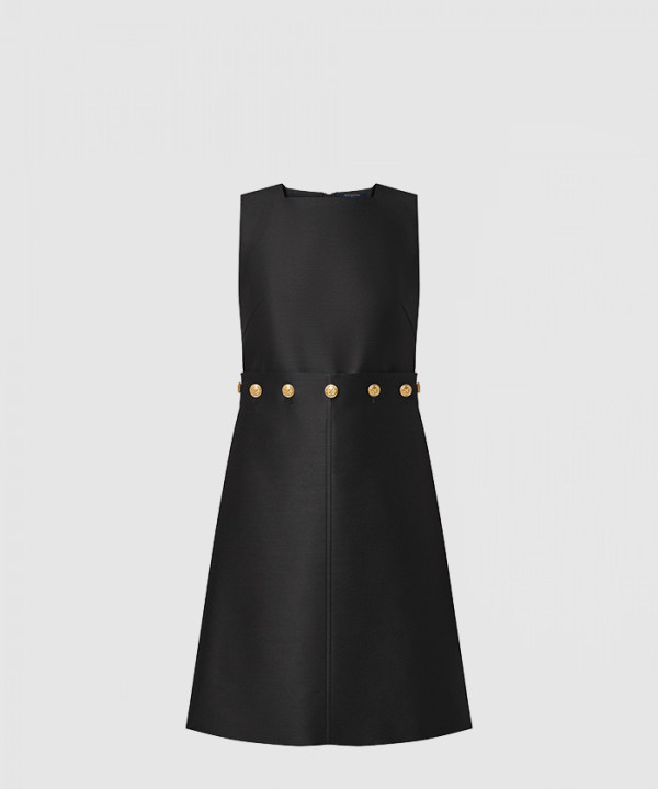 [LOUIS VUITTON-루이비통]버튼 웨이스트 미카도 드레스 1ABCWI