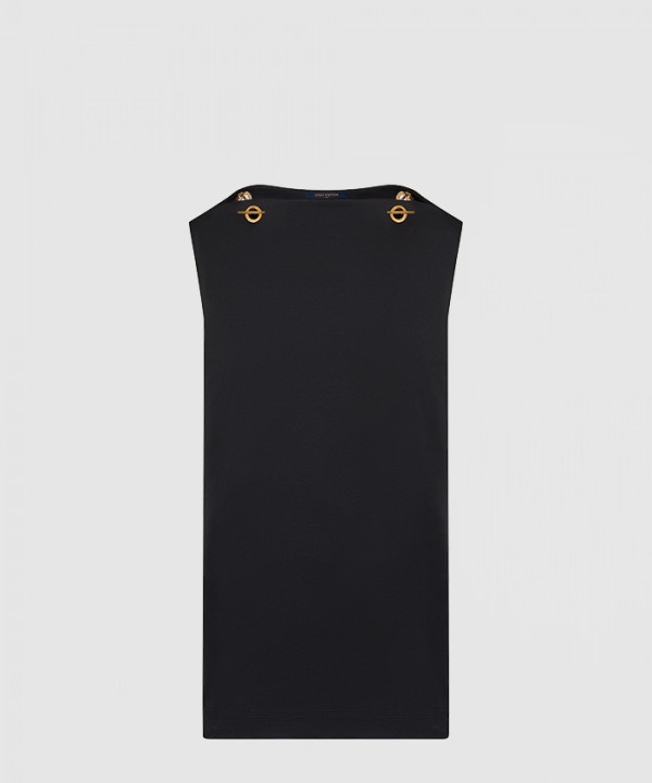 [LOUIS VUITTON-루이비통]숄더 체인 롱 티셔츠 원피스 드레스 1ABIT2