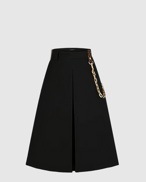 [LOUIS VUITTON-루이비통]플리츠 미디 스커트 1A91W7