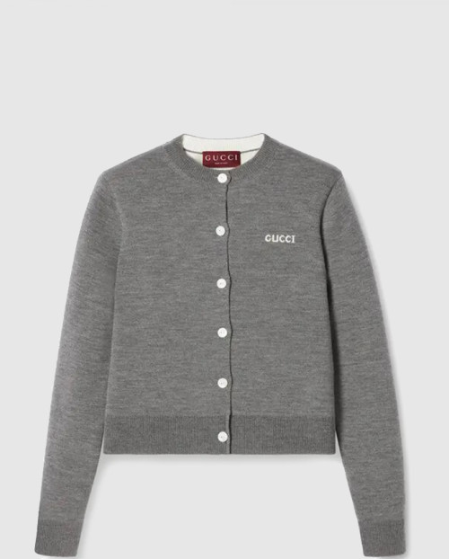 [GUCCI-구찌]울 자카드 가디건 789673