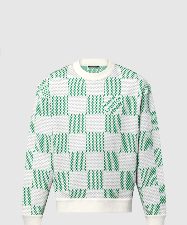 [LOUIS VUITTON-루이비통]다미에 코튼 스웨트셔츠 1AFJHF