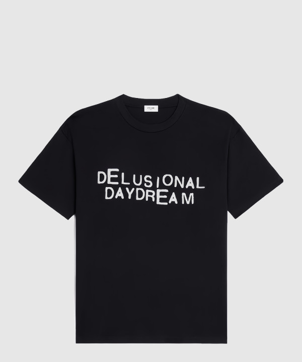 [CELINE-셀린느]딜루전 데이드림 저지 코튼 티셔츠 2X59M6