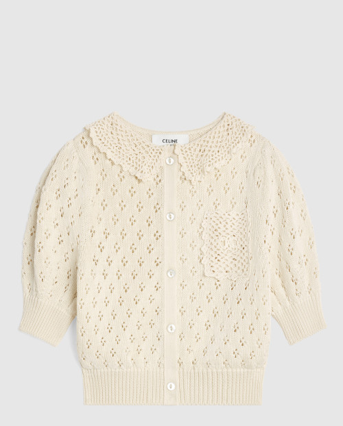 [CELINE-셀린느]크롭 가디건 2AE8S8