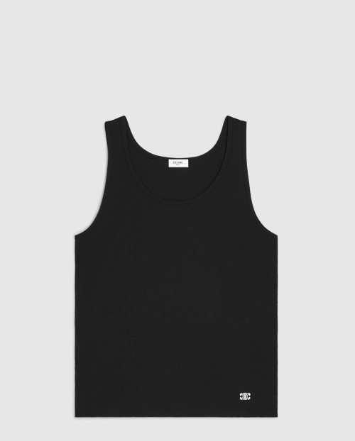 [CELINE-셀린느]트리오페 슬리브리스 티셔츠 2X3653