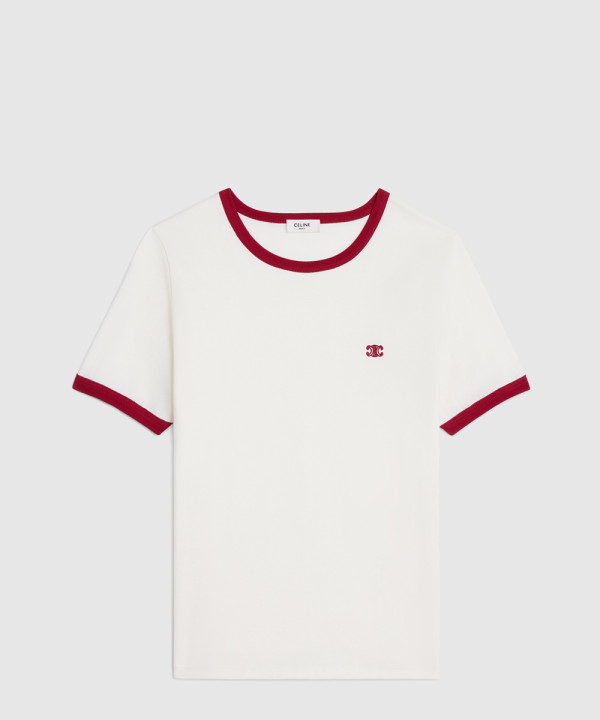 [CELINE-셀린느]트리옹프 티셔츠 코튼 저지 오프 2X92K6