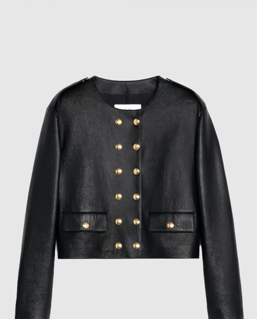 [CELINE-셀린느]차세르 램스킨 레더 롱 자켓 2F3073