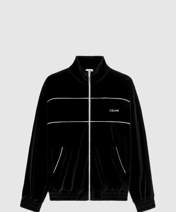 [CELINE-셀린느]벨벳 저지 트랙수트 재킷 2Y69B7