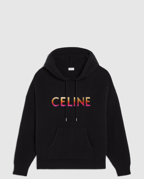 [CELINE-셀린느]자수 립 울 후디 2A10X6