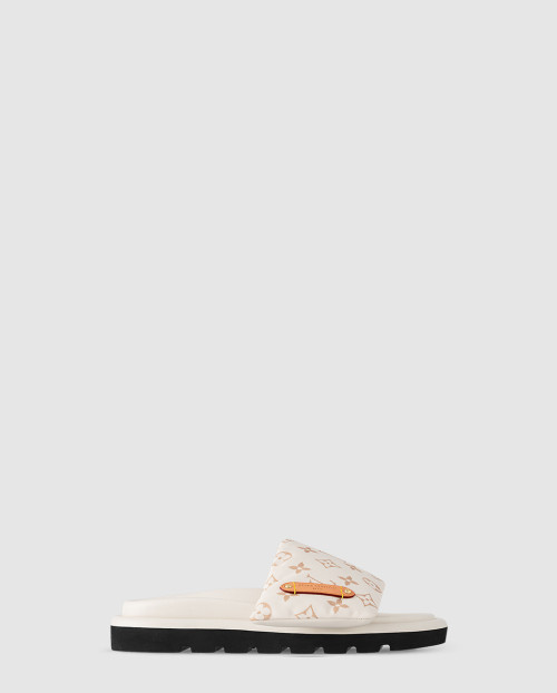 [LOUIS VUITTON-루이비통]풀 필로우 플랫 컴포트 뮬 1ACJZ9