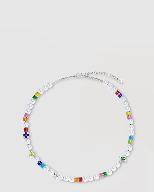 [LOUIS VUITTON-루이비통]모노그램 펄 파티 목걸이 M01500