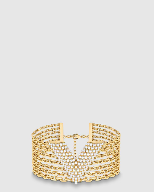 [LOUIS VUITTON-루이비통]에센셜 V 펄 팔찌 M68359