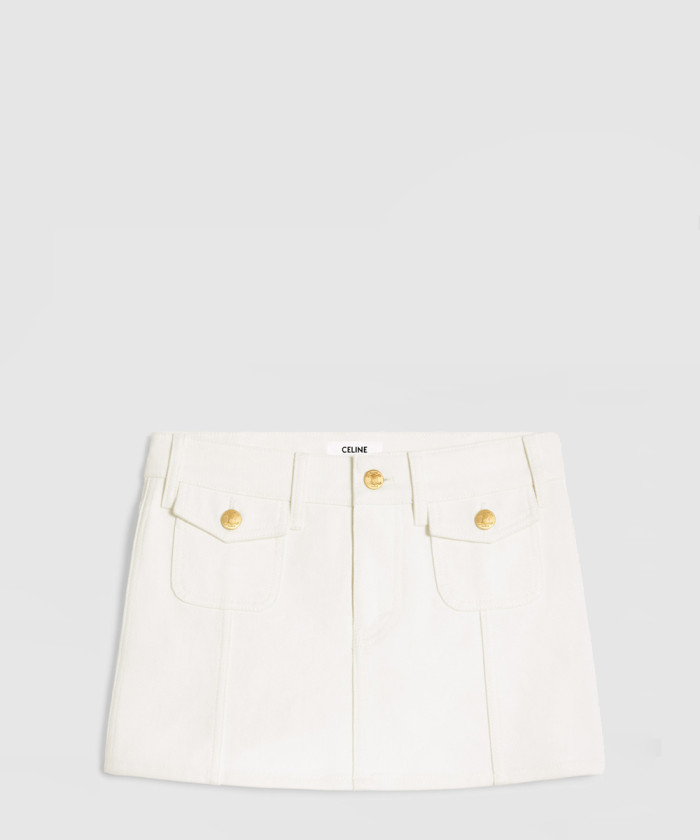 레플리카|이미테이션 celine-셀린느미니-스커트-인-옵틱-워시-데님-2s3303