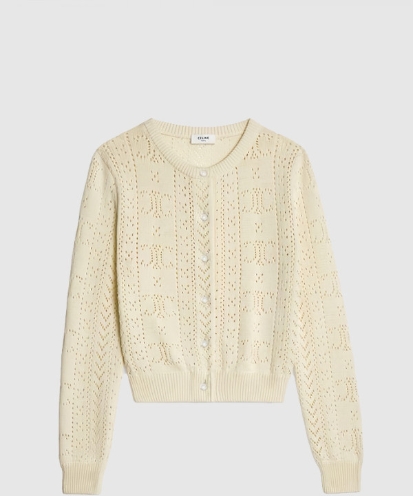 [CELINE-셀린느]트리오페 포인텔 코튼 가디건 2AJ283