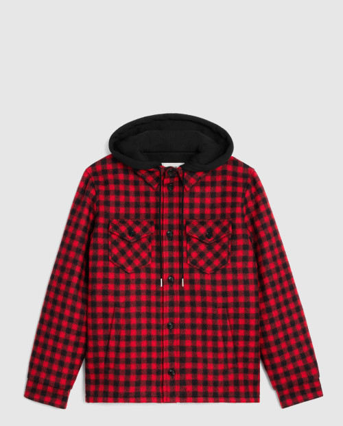 [CELINE-셀린느]체크 로고 후디 자켓 2W68A0