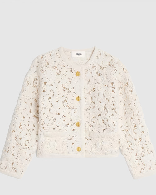 [CELINE-셀린느]코넬리 울 카디건S 알파카 모헤어 타카기 짜기 재킷 2AI663