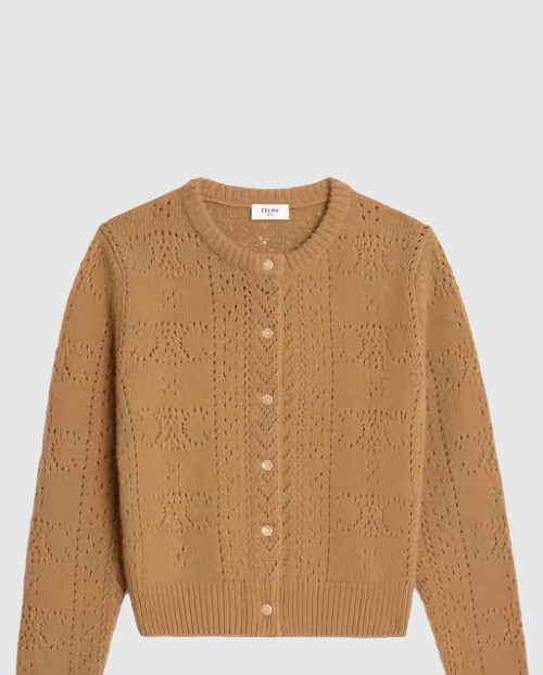 [CELINE-셀린느]트리옹프 캐시미어 가디건 2AD0R5