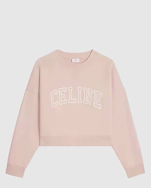 [CELINE-셀린느]코튼 플리스 루즈 스웨트셔츠 2Y61E6