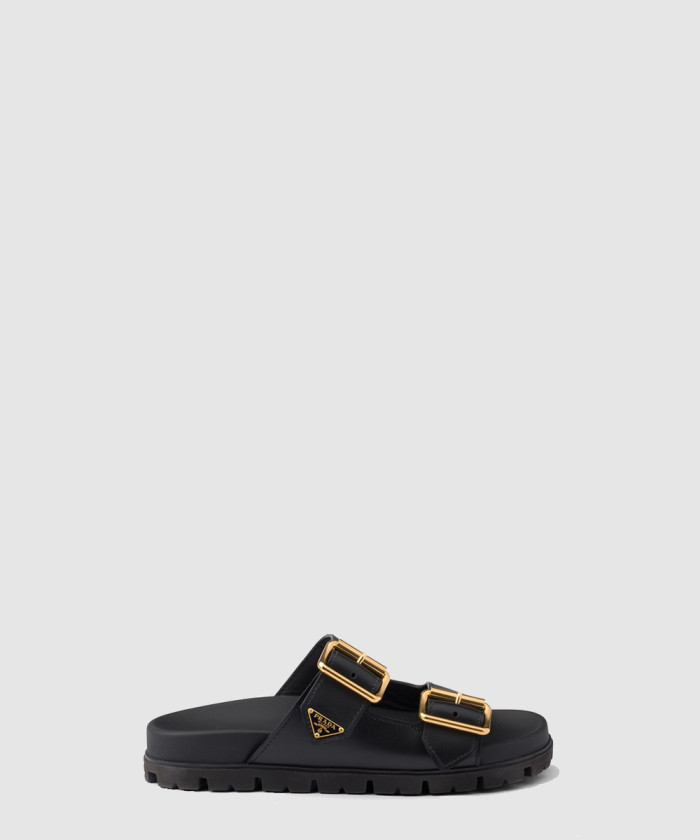 레플리카|이미테이션 prada-프라다가죽-스트랩-슬라이드-1xx692