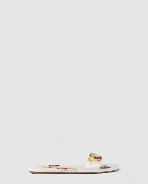 [PRADA-프라다]새틴 프린트 슬리퍼 1XX355