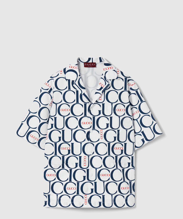 레플리카|이미테이션 gucci-구찌맥시-구찌-프린트-패브릭-셔츠-790723