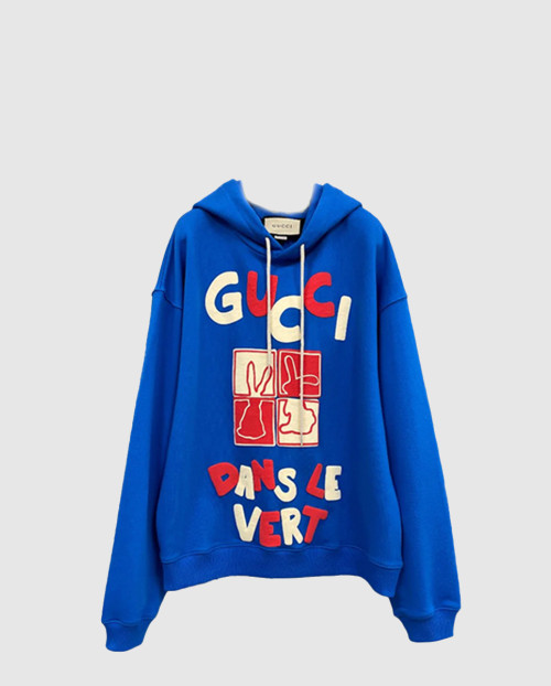 [GUCCI-구찌]로고 후드 긴팔 726470