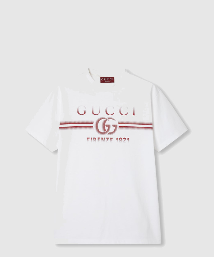 레플리카|이미테이션 gucci-구찌프린트-코튼-저지-티셔츠-785345-1