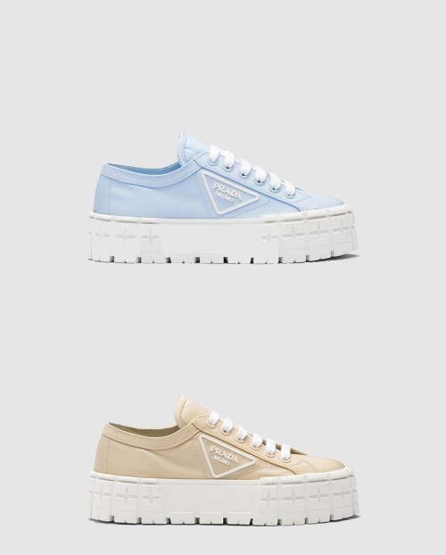 [PRADA-프라다]더블 휠 개버딘 리나일론 스니커즈 1E260M