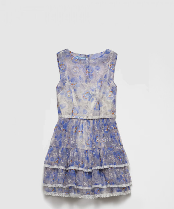 [CELINE-셀린느]나일론레트 미니 드레스 사파이어 P3M89K