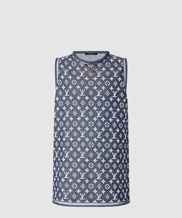 [LOUIS VUITTON-루이비통]모노그램 자카드 니트 드레스 1AFEJO