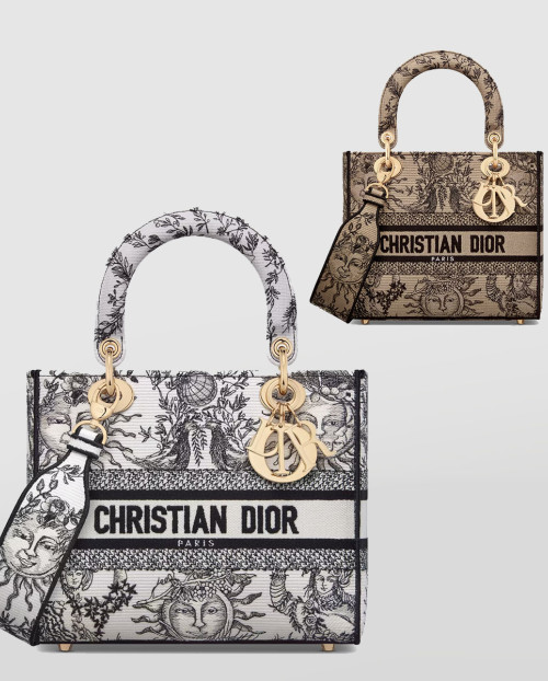 [DIOR-디올]레이디백 램스킨 미듐 M0565