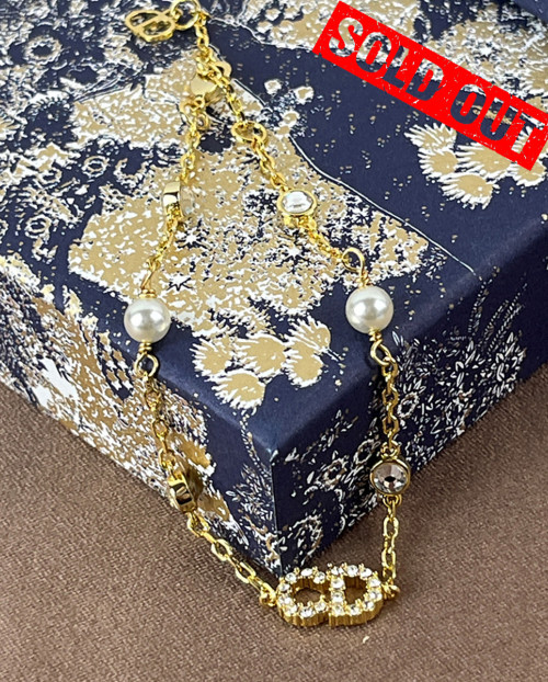 [DIOR-디올]CD 네이비 팔찌