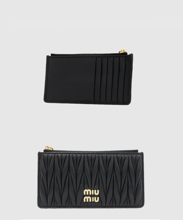 [MIUMIU-미우미우]마테라쎄 나파 엔벨로프 지갑 5MB006