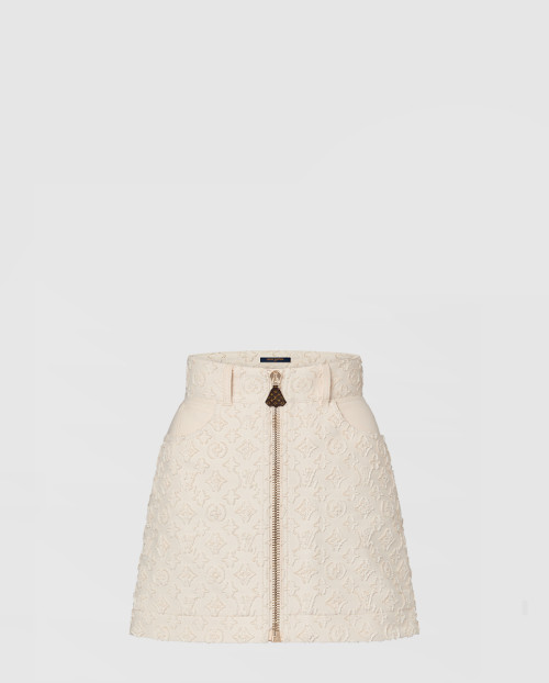 [LOUIS VUITTON-루이비통]데님 미니 스커트 1AFUQ3