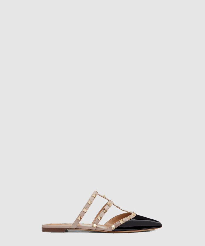 레플리카|이미테이션 valentino-발렌티노페이턴트-가죽-락스터드-뮬