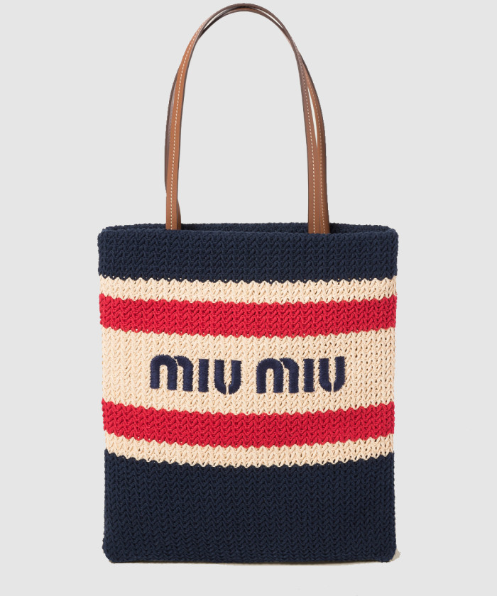 레플리카|이미테이션 miumiu-미우미우크로셰-토트백-5bg248