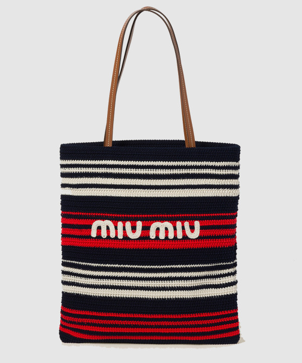 [MIUMIU-미우미우]크로셰 토트백  5BG248