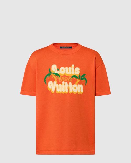 [LOUIS VUITTON-루이비통]쇼트 슬리브드 코튼 크루넥 1AFQQZ