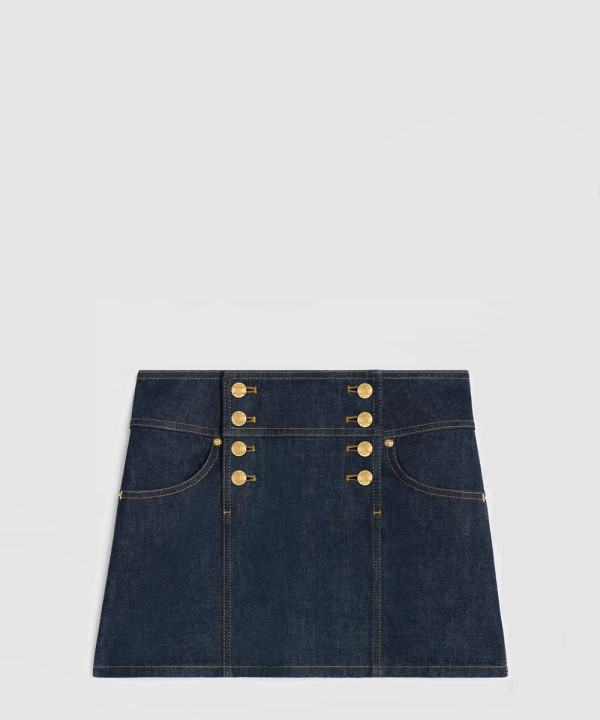 [CELINE-셀린느]트라페즈 미니 스커트 2S3287