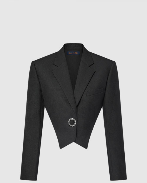 [LOUIS VUITTON-루이비통]주얼 버튼 크롭드 블레이저 1AFTKV