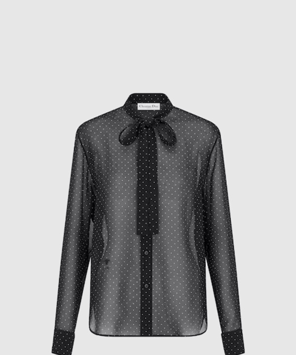 [DIOR-디올]애스콧 블라우스 441B5